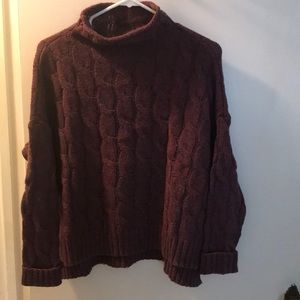 AERIE CABLE WOOL BLEND SWEATER
